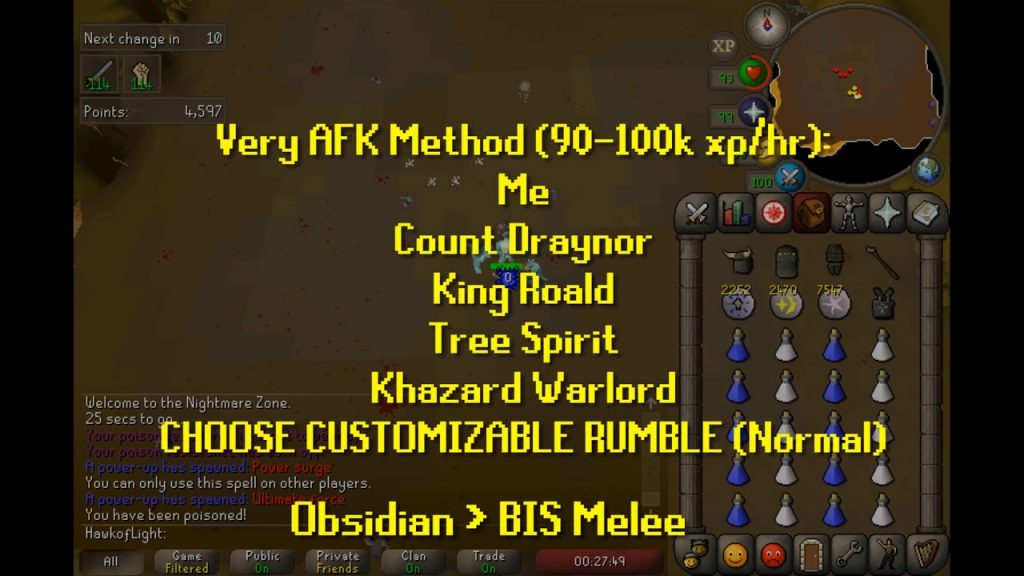 Osrs Nightmare Zone Guide